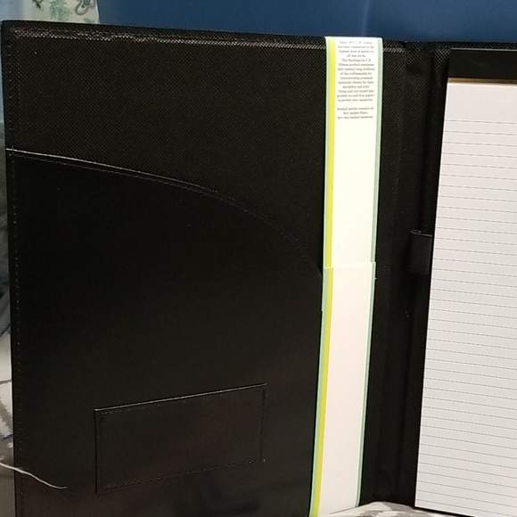 New Black Markings Padfolio with pad - Picture 8 of 9